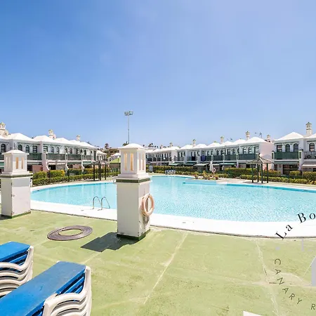 Bungalow Acogedor Con Piscina En Maspalomas بيت للعطل ماسبالوماس
